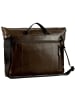 Leonhard Heyden Porto Messenger Leder 38 cm in graubraun