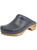 Sanita Comfortwear Clog "Wood-Lotte Open" in Blau