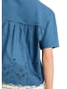 Marc O'Polo DENIM T-Shirt mit Broderie Anglaise relaxed in Endless Sea