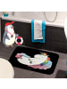 Mr. & Mrs. Panda Duschvorleger Einhorn Wolke 7 ohne Spruch in Schwarz