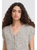 ICHI Strickweste IHBELABLUE Loose fit in Light grey melange