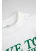 Coccodrillo T-shirt mit kurzen Ärmeln in ecru