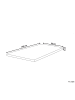 Beliani Topper LATEX LIFT 6 in Weiß - (W) 90 x (H) 6 x (L) 200 cm