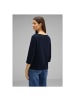 Street One Langarmshirt in deep blue