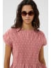 Soaked in Luxury Bluse ärmellos SLAmelie Feminine Form in Ash Rose with White Dobby