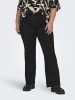 ONLY Carmakoma Flared fit jeans in Black Denim