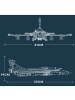 Reobrix 33035 Kampfjet Klemmbaustein Flugzeug 2099 Teile
