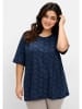 sheego Shirt in tiefblau