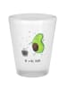 Mr. & Mrs. Panda Shot Glas Avocado Tanzen ohne Spruch in Transparent