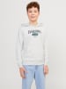 JACK & JONES Junior Kapuzensweatshirt JORCOBIN in white melange