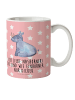 Mr. & Mrs. Panda Kinderpott Einhorn Nashorn mit Spruch in Rot Pastell