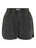 Noisy may Kurze Vintage Denim Shorts mit elastischem Bund und Taschen in Schwarz