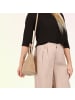 Toscanto Leder Handtasche Toscanto Tasche taupe, beige ca. 23cm