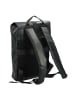 Greenburry Upcycled Tarpaulin Daypack 45 cm Laptopfach in black