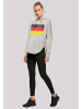 F4NT4STIC Oversized Hoodie Germany Deutschland Flagge distressed in grau