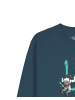 wat? Apparel Sweatshirt Graffiti Astronaut in Petrol