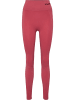 Hummel Hummel Leggings Hmltif Yoga Damen Schnelltrocknend Nahtlosen in MINERAL RED