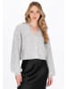 DreiMaster Women Cardigan in grey melange