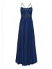 Vera Mont Abendkleid im Glitzer-Look in Dunkelblau/Grau