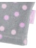 Playshoes Kinder Mütze "Fleece-Schlupfmütze Punkte" in Grau