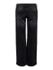 ONLY Jeans mit weitem Bein in Washed Black
