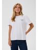 SAINT TROPEZ T-shirt JenneSZ Gerade Passform in Bright White