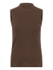 Kaffe Ärmellose Bluse KAcarla Slim fit in Chocolate Brown