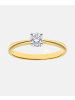 Diamant L'éternel Verlobungsring aus 750 Gelbgold mit 18 Karat Diamant