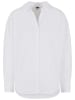 Urban Classics Urban Classics Ladies Oversized Cotton Blouse in white