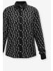 Heine Druck-Bluse in schwarz-ecru-bedruckt