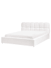 Beliani Doppelbett BASTON in Weiß - (W) 192 x (H) 94 x (L) 227 cm