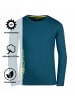 Trollkids Longsleeve "Stavanger" in Petrolblau/Grün