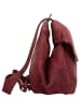 Bruno Banani Rucksack echt Leder in rot