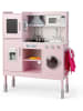 COSTWAY Kinderküche Holz mit Licht & Sound ab 3 Jahren in Rosa