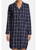 Seidensticker Nachthemd Classic Flanell in Navy