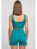 Urban Classics Urban Classics Damen Ladies Recycled Squared Sports Bra in watergreen