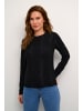 Kaffe T-Shirt kurzarm KAeline Slim fit in Black Deep