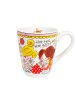 Blond Amsterdam Becher Rosa Rand in Bunt - 350 ml