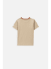 Coccodrillo T-Shirt mit kurzen Ärmeln in beige