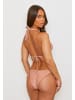 Moda Minx Bikini Top Lumiere Amour Triangle in Soft Peach