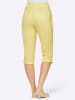 WITT WEIDEN Capri-Hosen in weiß + zitrone