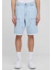 Urban Classics Shorts in new light blue washed