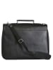 D&N Basic Line PU - Aktentasche 40 cm (schwarz) in schwarz