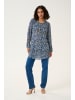Kaffe Tunika KAamber Regular fit in ElefantSkin/Blue GraphicFlower