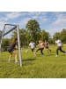 relaxdays Fußballtor "ohne Torwand" in Grau - (B)300 x (H)200 x (T)120 cm