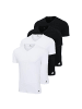 adidas T-Shirt 4er Pack in Schwarz/Weiß