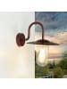 Licht-Erlebnisse Außen Wandlampe (B)27 x (H)35 cm in Schwarz Rot Antik