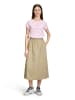 CARTOON A-Linien-Rock mit Eingrifftaschen in Aloe
