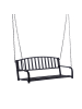 Outsunny Hängebank B127 x T60 x H53 cm Schwarz