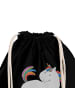 Mr. & Mrs. Panda Gymtasche Einhorn Stolzieren mit Spruch in Schwarz